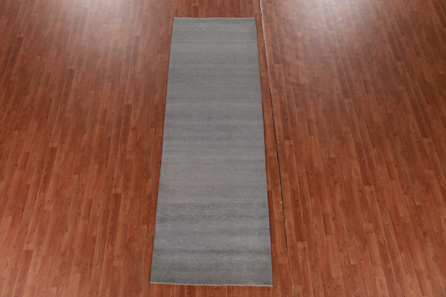 Vegetable Dye Gray Gabbeh Persian Runner Rug 3x10