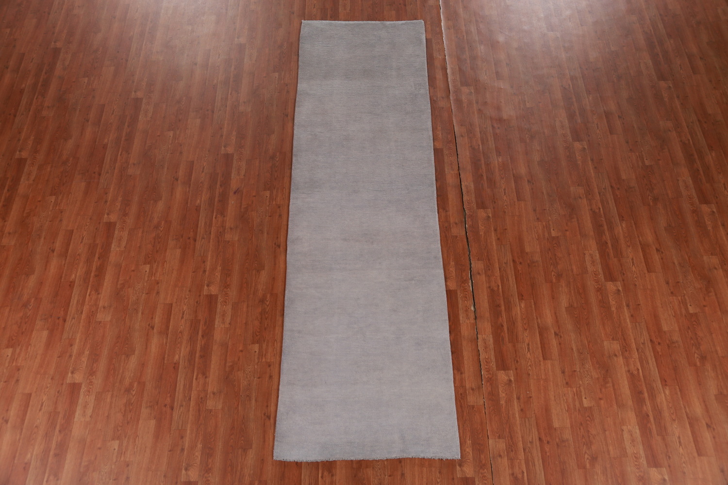 Lavender Purple Modern Gabbeh Vegetable Dye Runner Rug 3x10