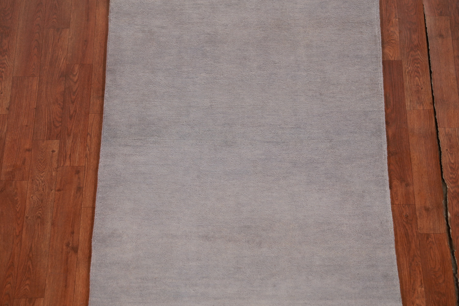 Lavender Purple Modern Gabbeh Vegetable Dye Runner Rug 3x10