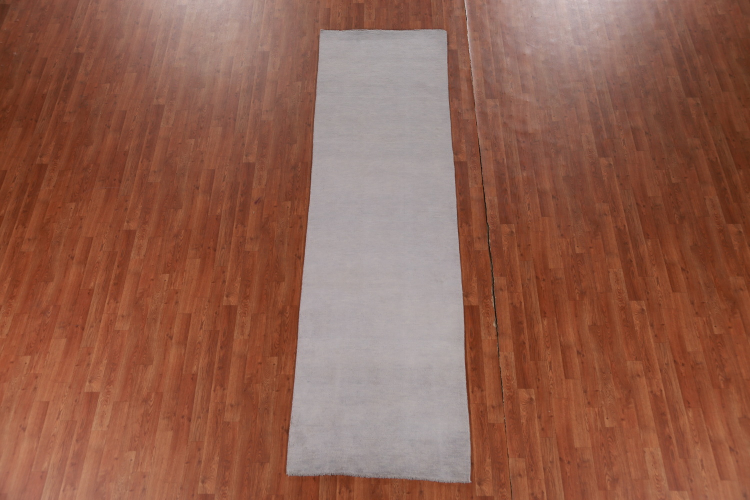 Lavender Purple Modern Gabbeh Vegetable Dye Runner Rug 3x10