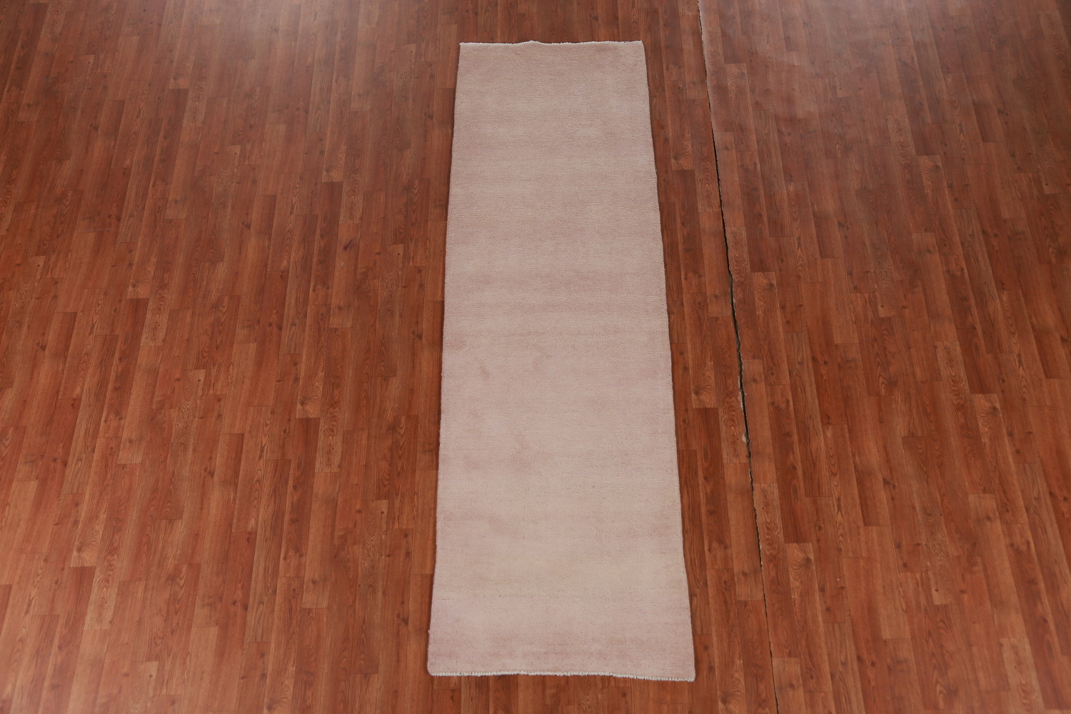 Vegetable Dye Pink Gabbeh Persian Runner Rug 3x8