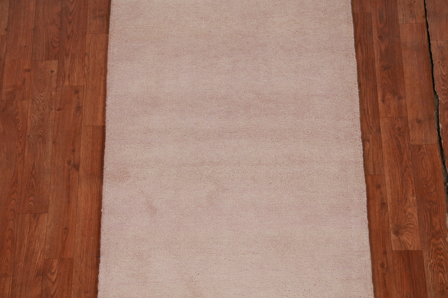 Vegetable Dye Pink Gabbeh Persian Runner Rug 3x8