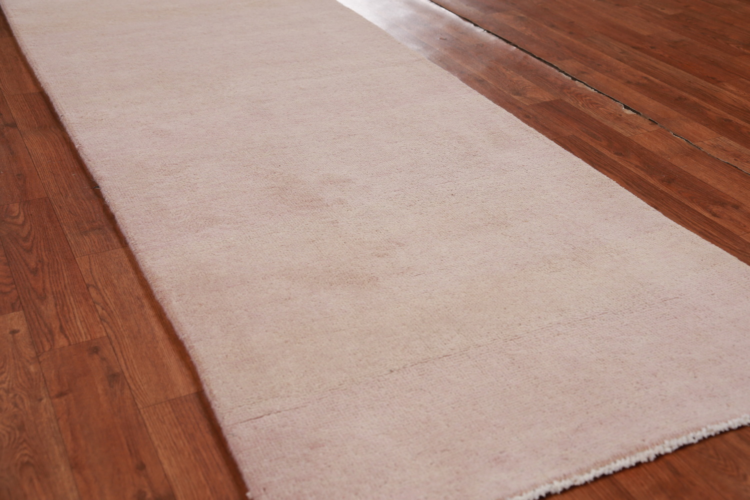 Vegetable Dye Pink Gabbeh Persian Runner Rug 3x8