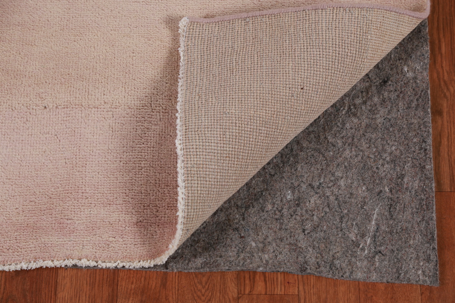 Vegetable Dye Pink Gabbeh Persian Runner Rug 3x8