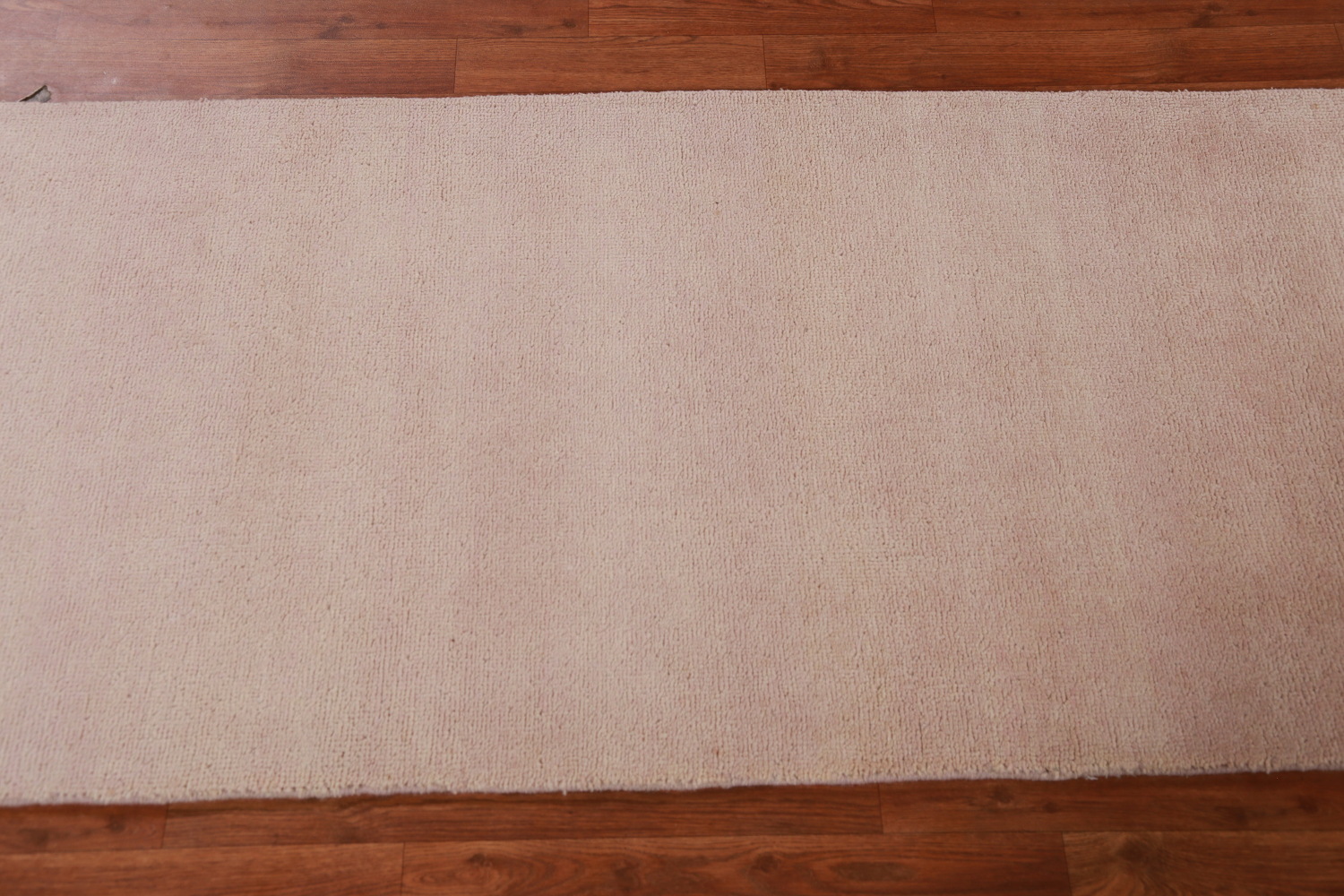 Vegetable Dye Pink Gabbeh Persian Runner Rug 3x8
