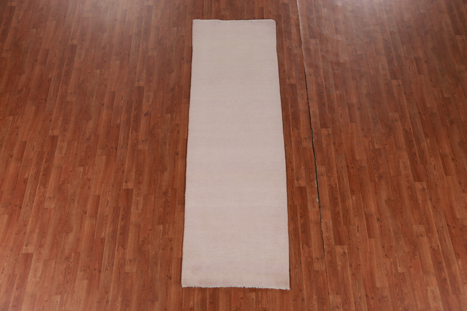 Vegetable Dye Pink Gabbeh Persian Runner Rug 3x8