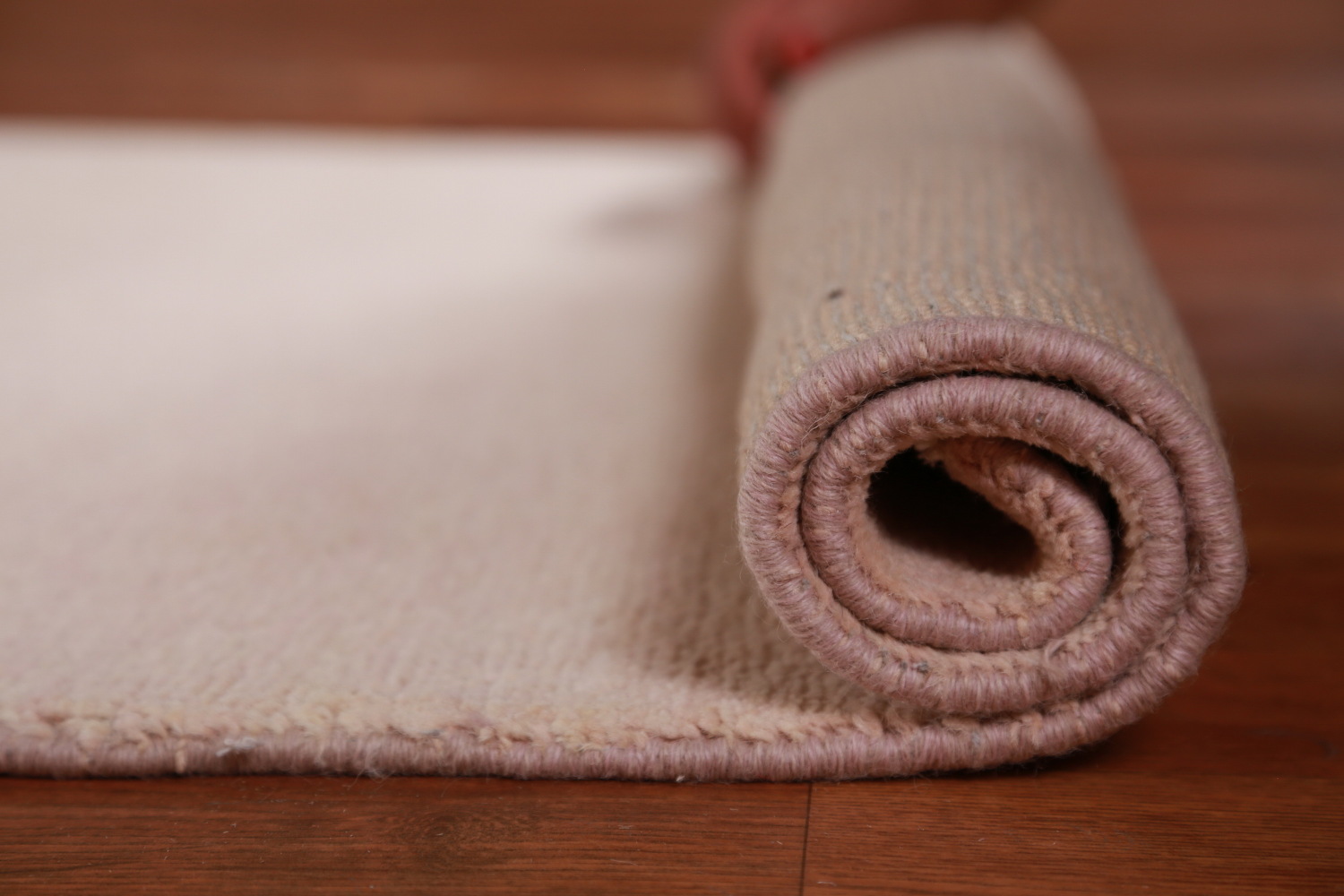 Vegetable Dye Pink Gabbeh Persian Runner Rug 3x8