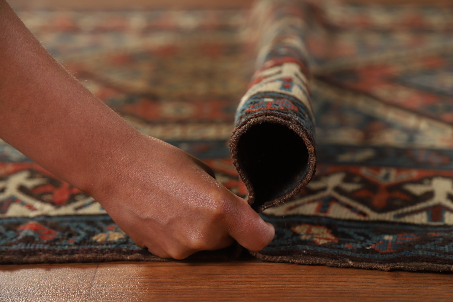 Pre-1900 Antique Kazak Oriental Rug 4x8
