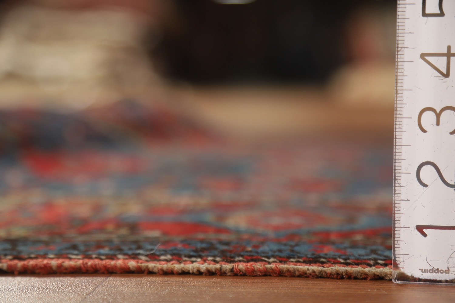 Antique Vegetable Dye Heriz Bakhshayesh Persian Runner Rug 3x16