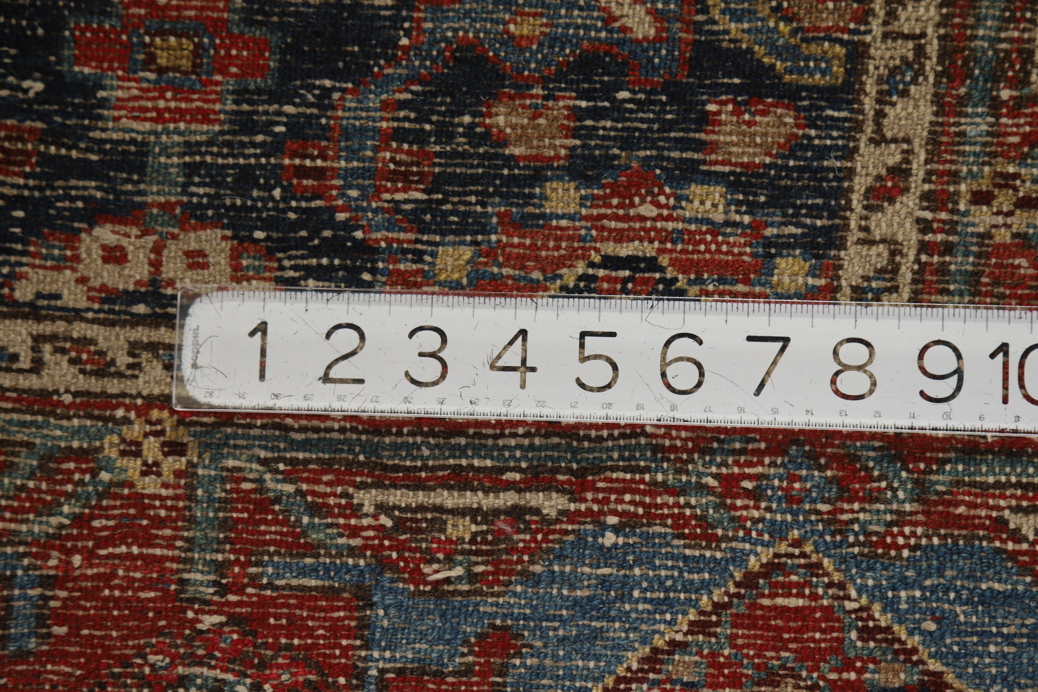 Antique Vegetable Dye Heriz Bakhshayesh Persian Runner Rug 3x16