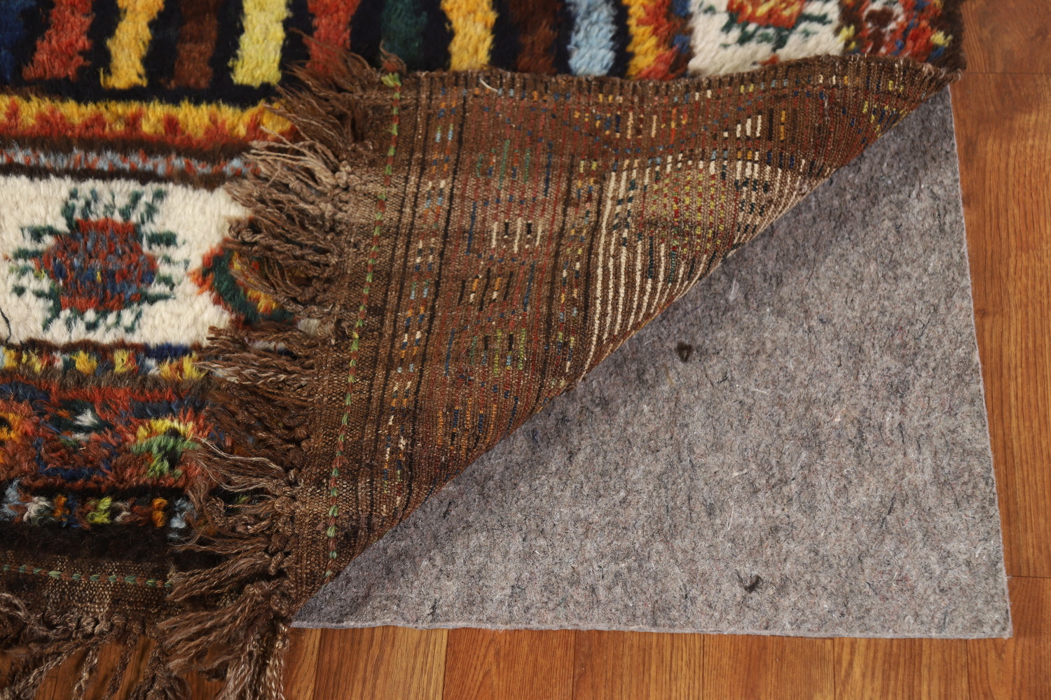Vegetable Dye Gabbeh Persian Runner Rug 4x12