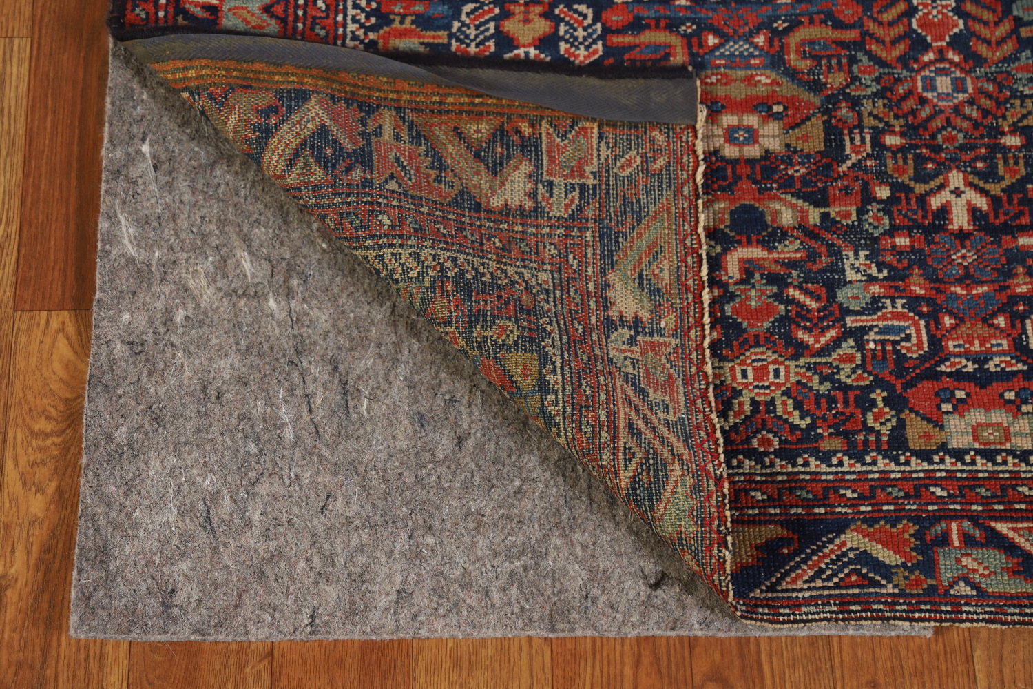 Pre-1900 Antique Vegetable Dye Malayer Persian Rug 4x6