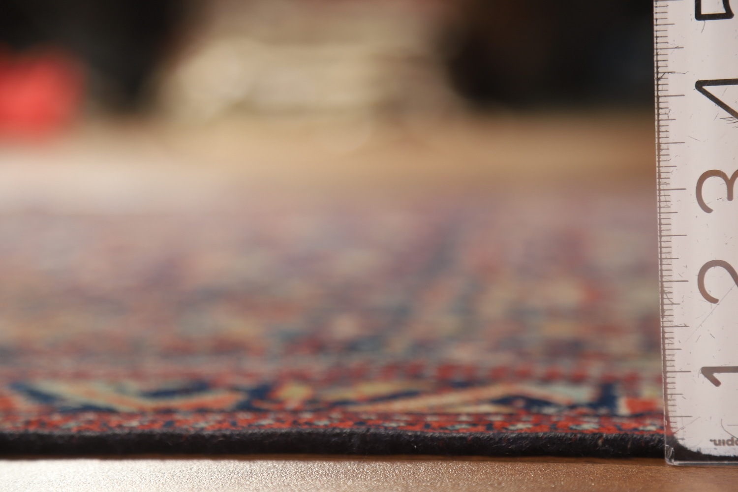 Pre-1900 Antique Vegetable Dye Malayer Persian Rug 4x6