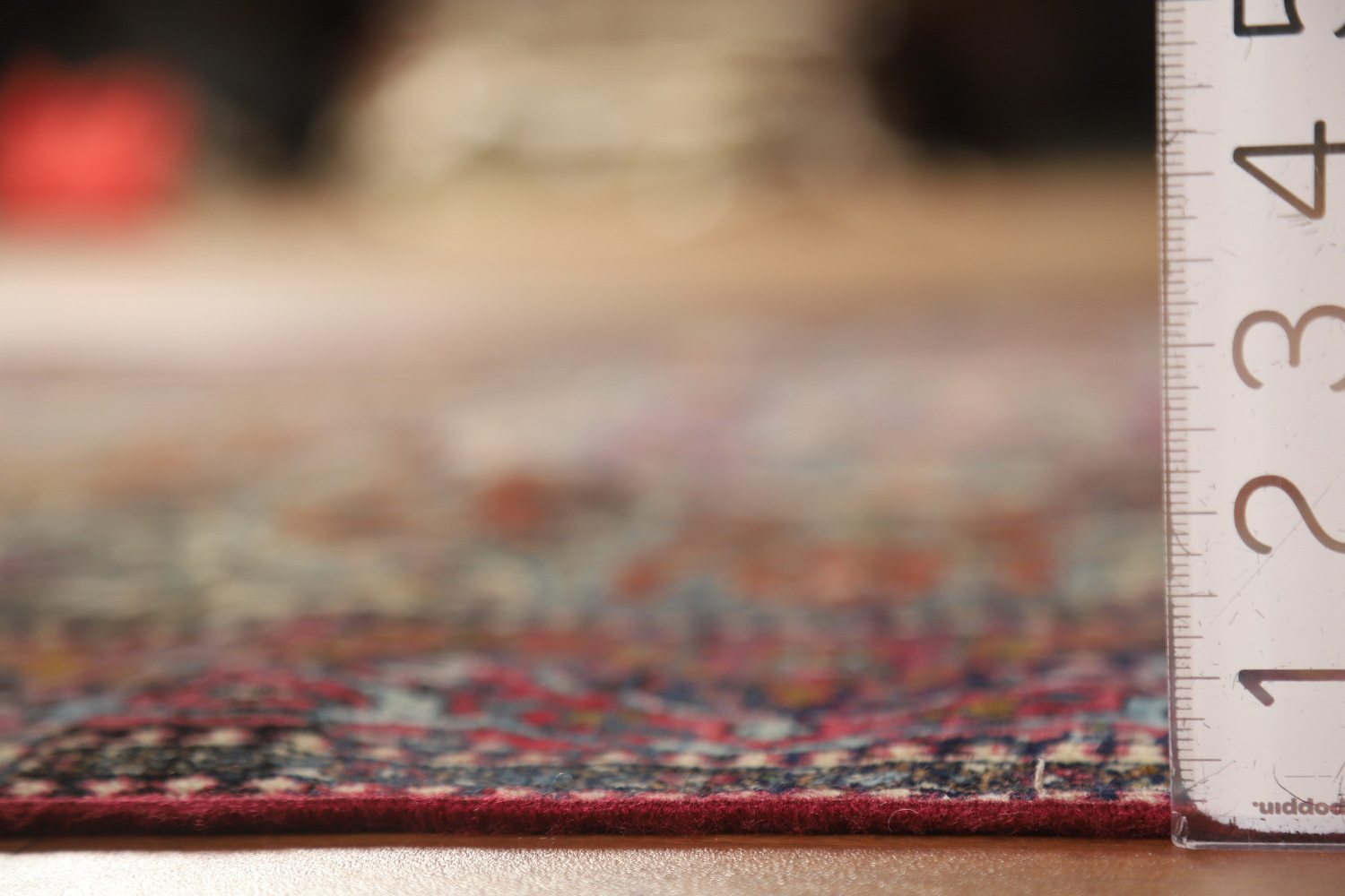Pre-1900 Antique Vegetable Dye Isfahan Ahmad Persian Rug 4x7
