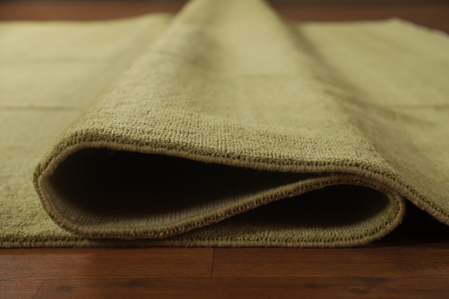 Vegetable Dye Green Gabbeh Persian Area Rug 9x12