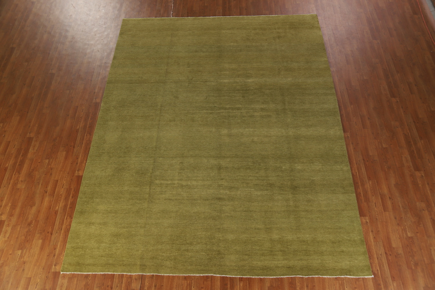Vegetable Dye Green Gabbeh Persian Area Rug 9x12