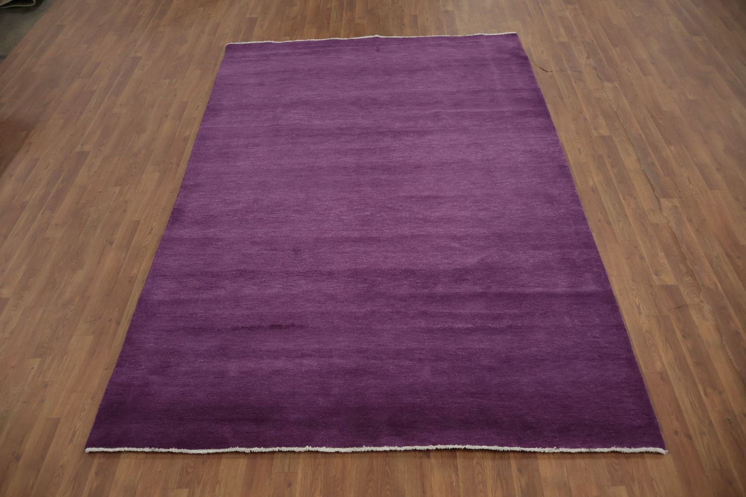 Vegetable Dye Purple Gabbeh Persian Area Rug 6x9