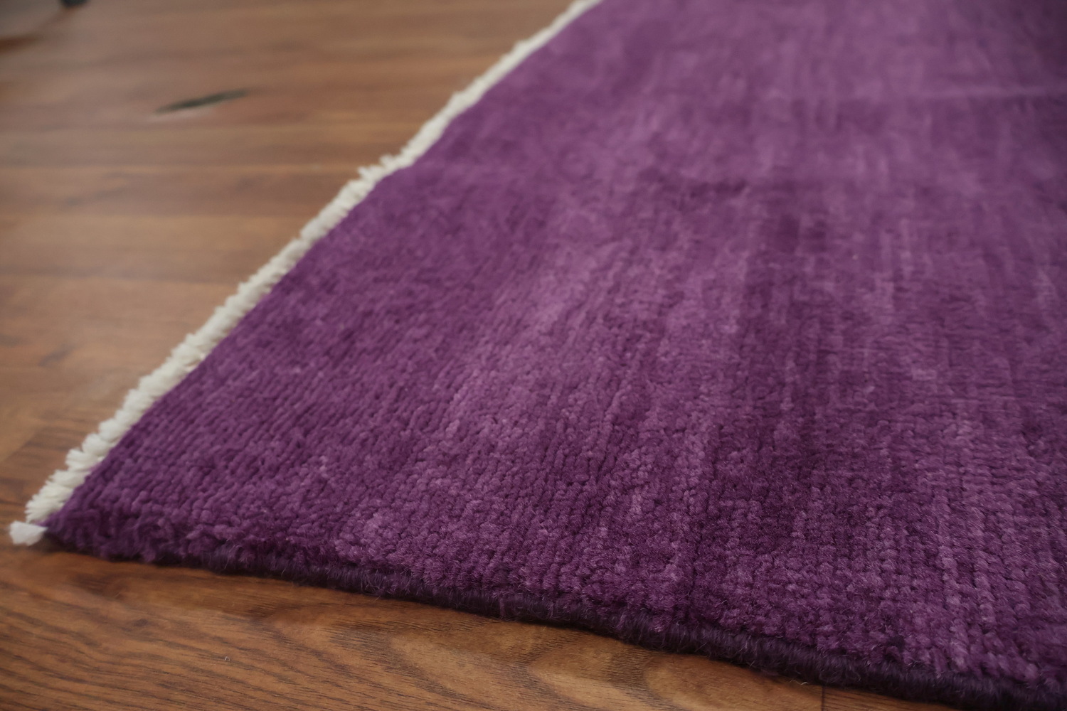 Vegetable Dye Purple Gabbeh Persian Area Rug 6x9