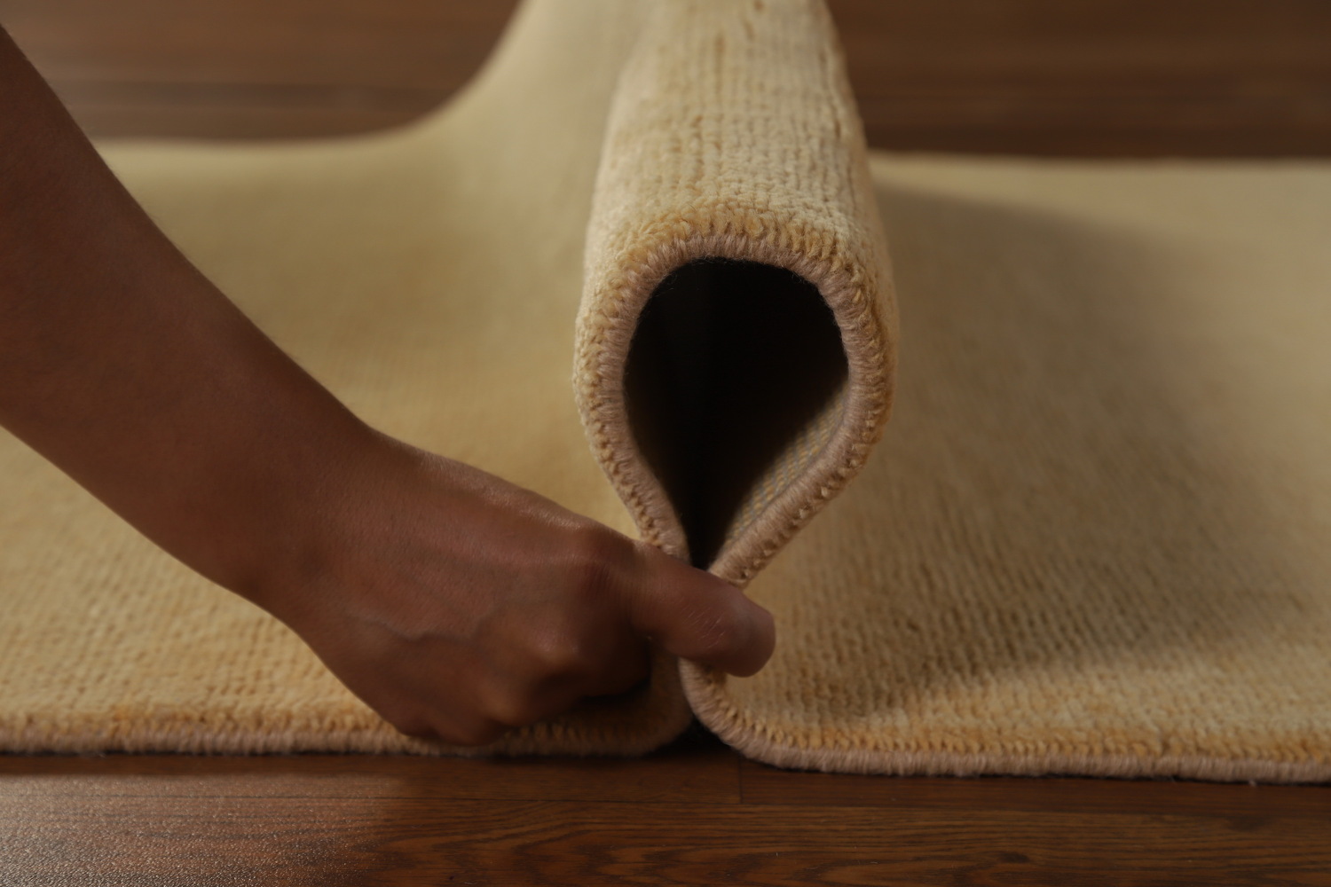 Handmade Wool Gabbeh Vegetable Dye Runner Rug 3x10