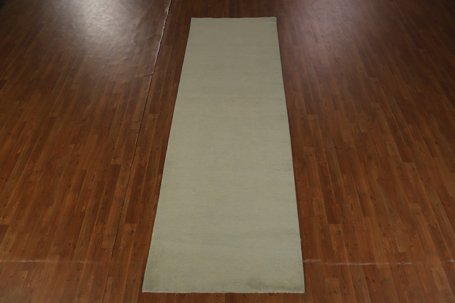 Handmade Green Gabbeh Vegetable Dye Runner Rug 3x10