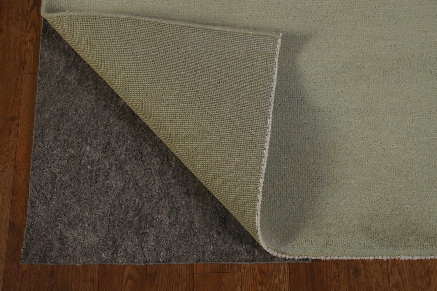 Handmade Green Gabbeh Vegetable Dye Runner Rug 3x10