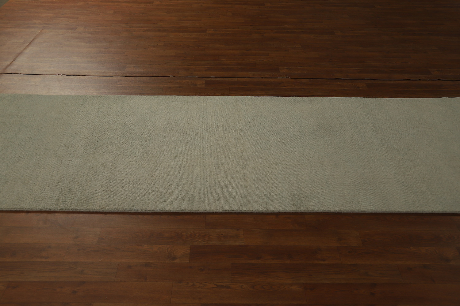 Handmade Green Gabbeh Vegetable Dye Runner Rug 3x10