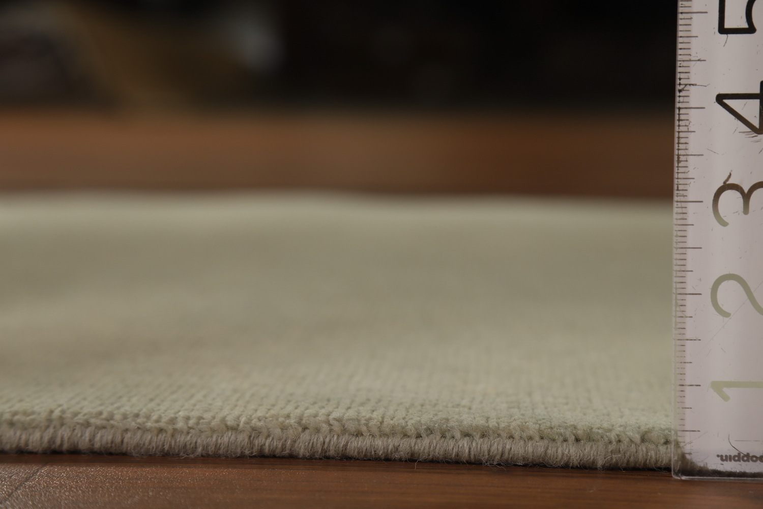 Handmade Green Gabbeh Vegetable Dye Runner Rug 3x10