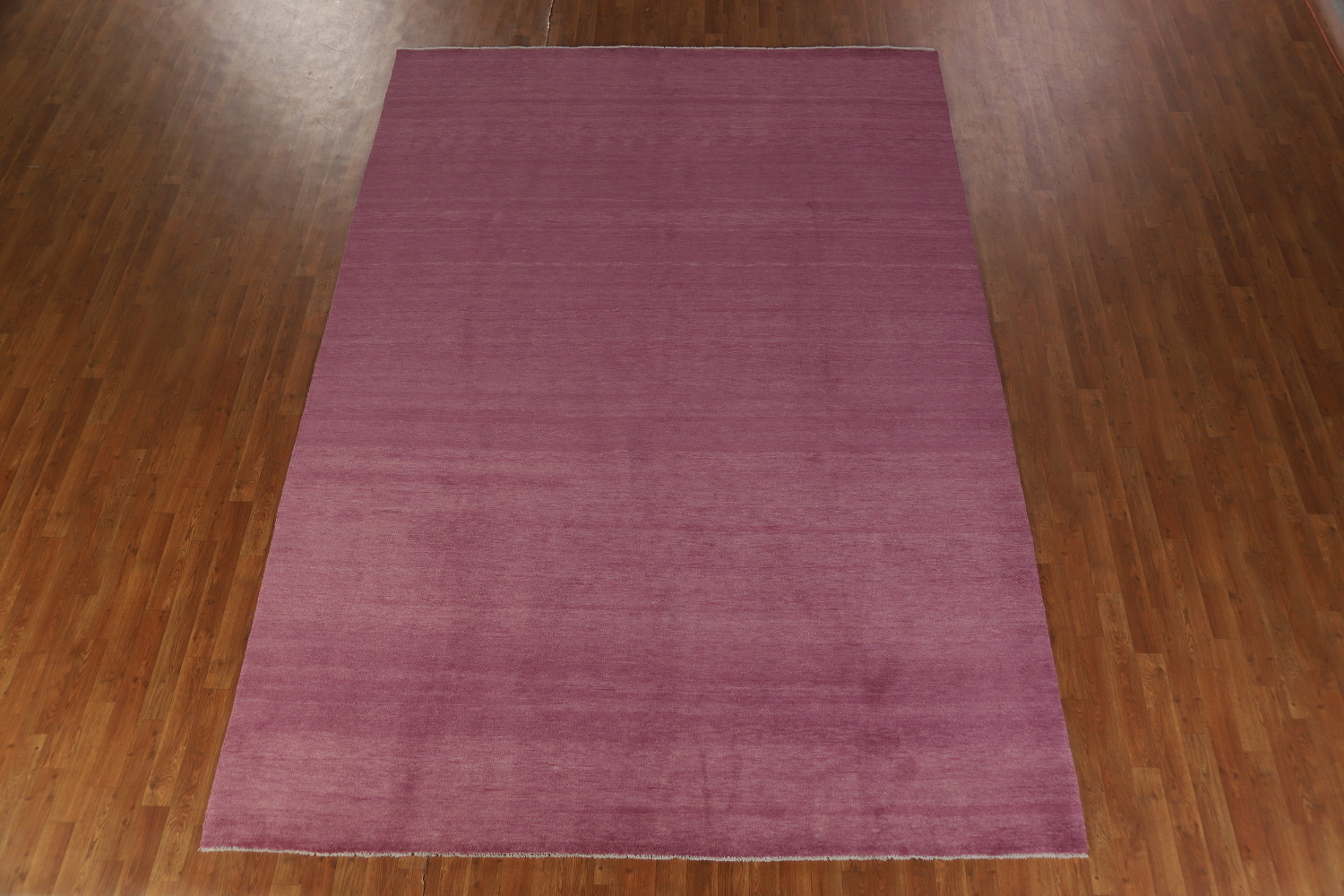 Vegetable Dye Purple Gabbeh Persian Area Rug 8x11
