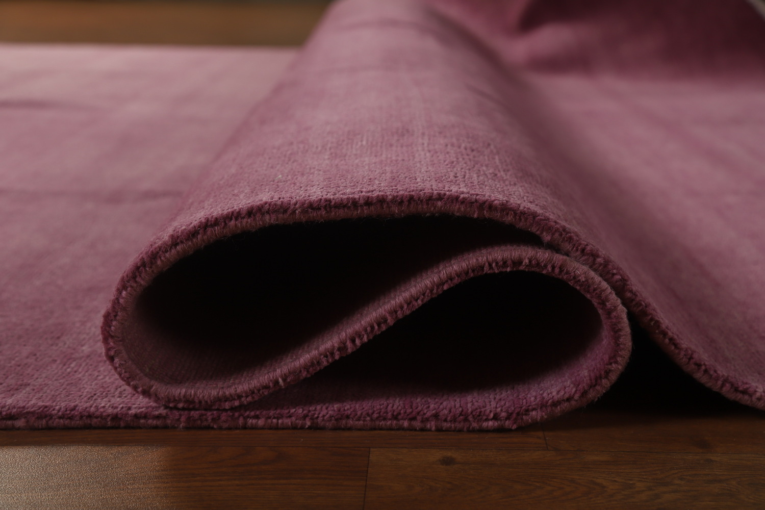Vegetable Dye Purple Gabbeh Persian Area Rug 8x11