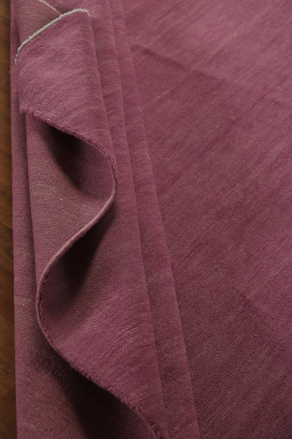 Vegetable Dye Purple Gabbeh Persian Area Rug 8x11