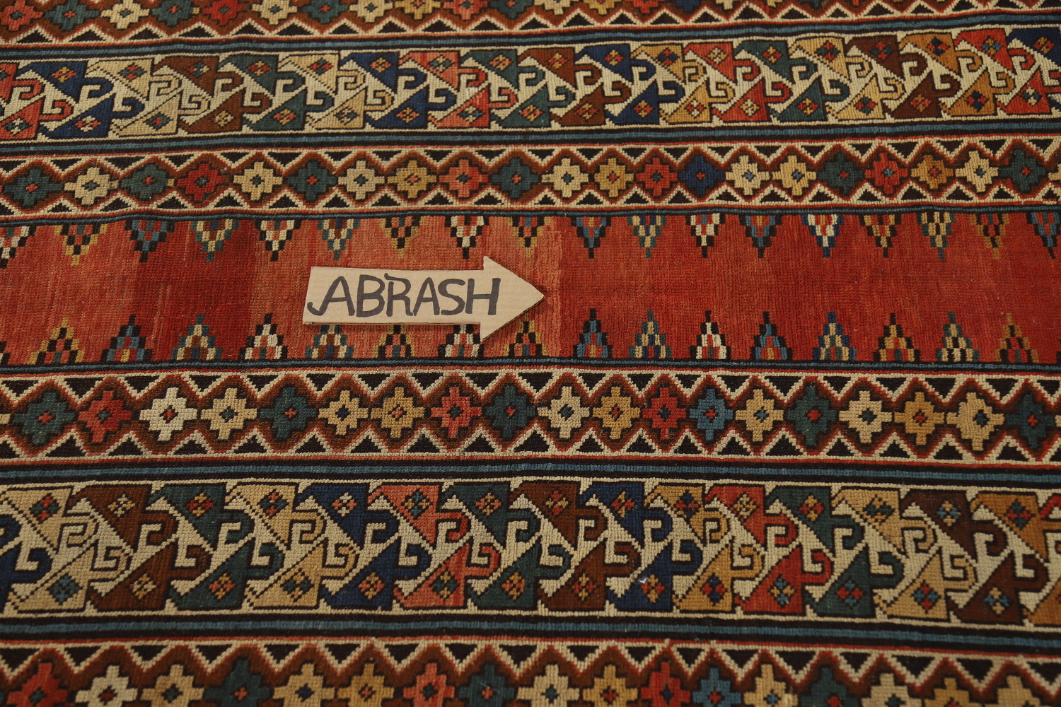 Pre-1900 Antique Wool Handmade Kazak Vegetable Dye Rug 4x8
