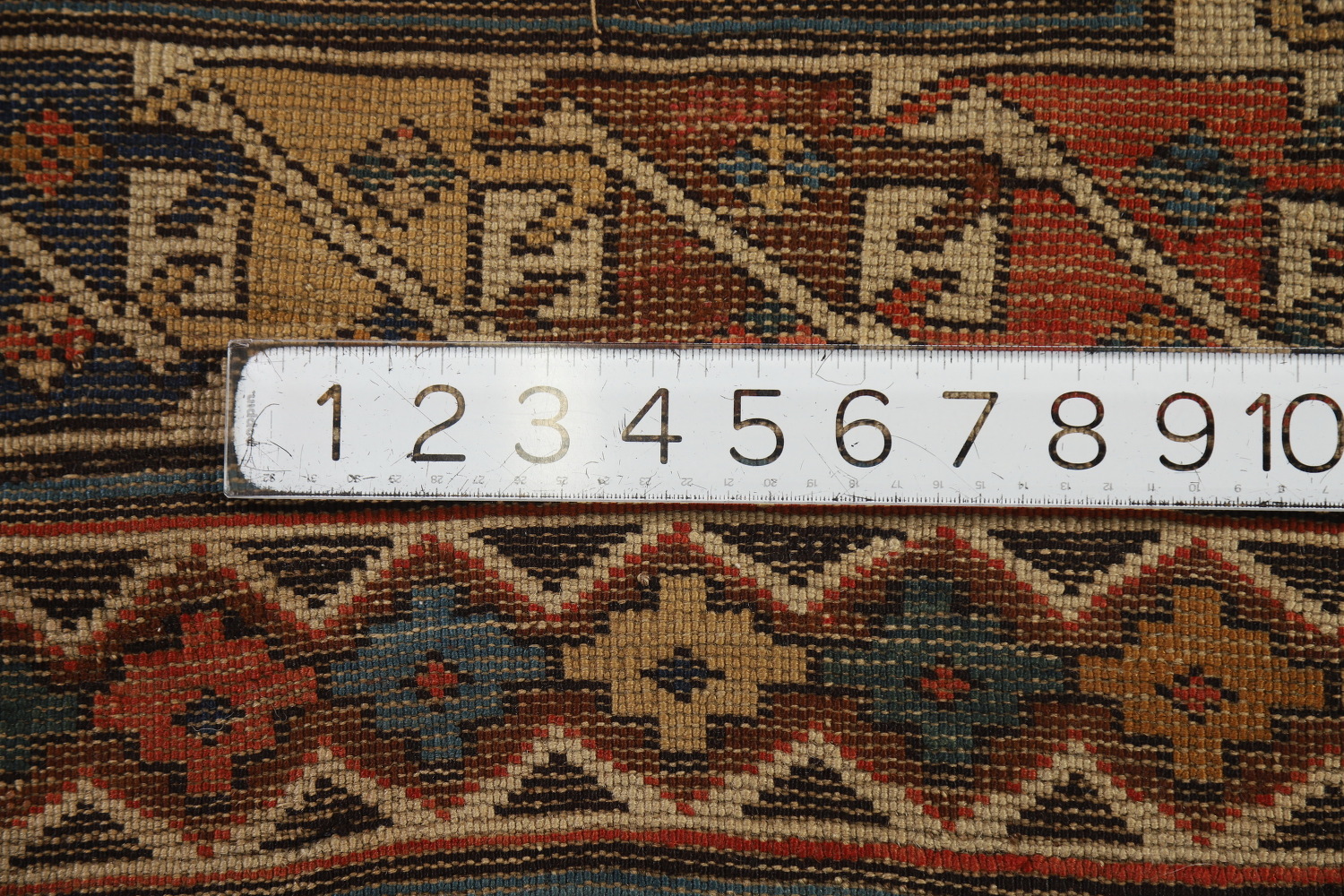 Pre-1900 Antique Wool Handmade Kazak Vegetable Dye Rug 4x8