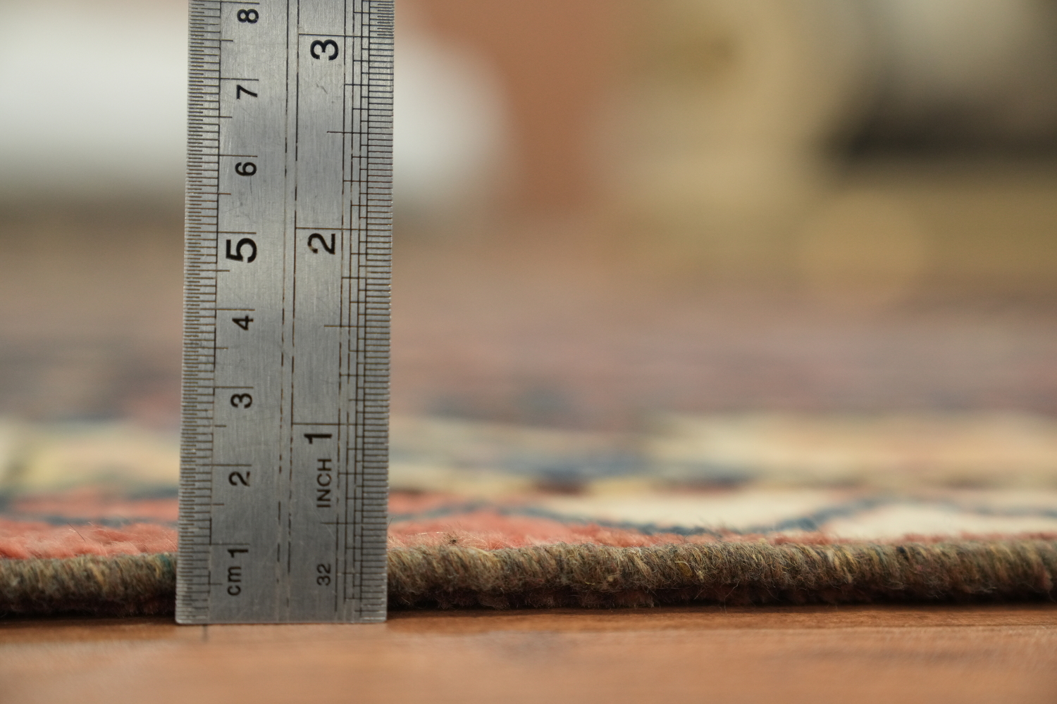 Vegetable Dye Wool Qashqai Persian Runner Rug 4x9