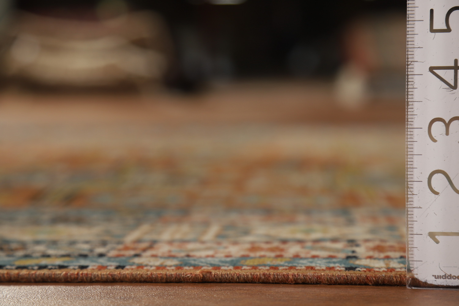 Orange Wool Vegetable Dye Sumak Persian Rug 5x7