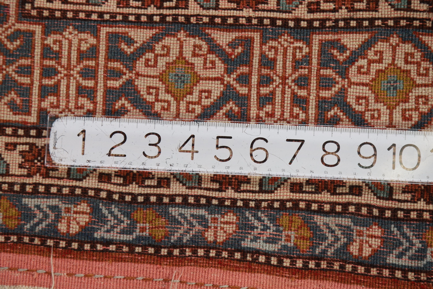 Orange Wool Vegetable Dye Sumak Persian Rug 5x7