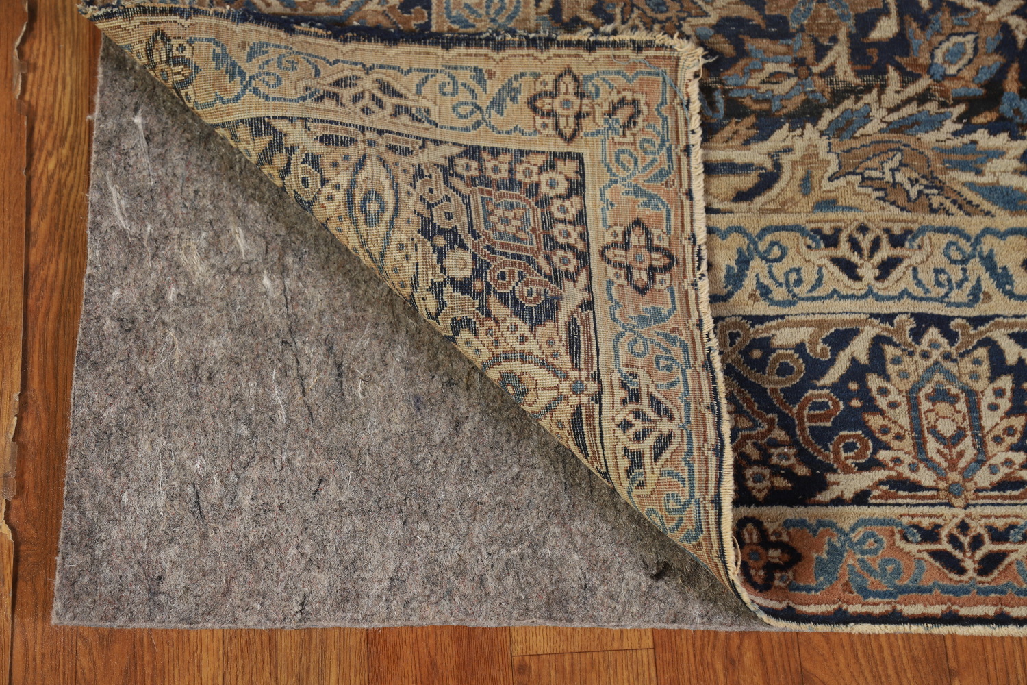 Pre-1900 Antique Vegetable Dye Kerman Ravar Persian Rug 5x7
