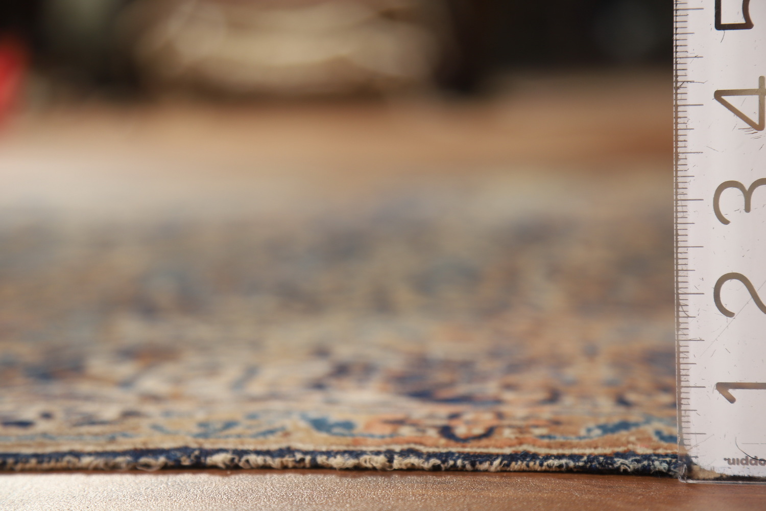 Pre-1900 Antique Vegetable Dye Kerman Ravar Persian Rug 5x7