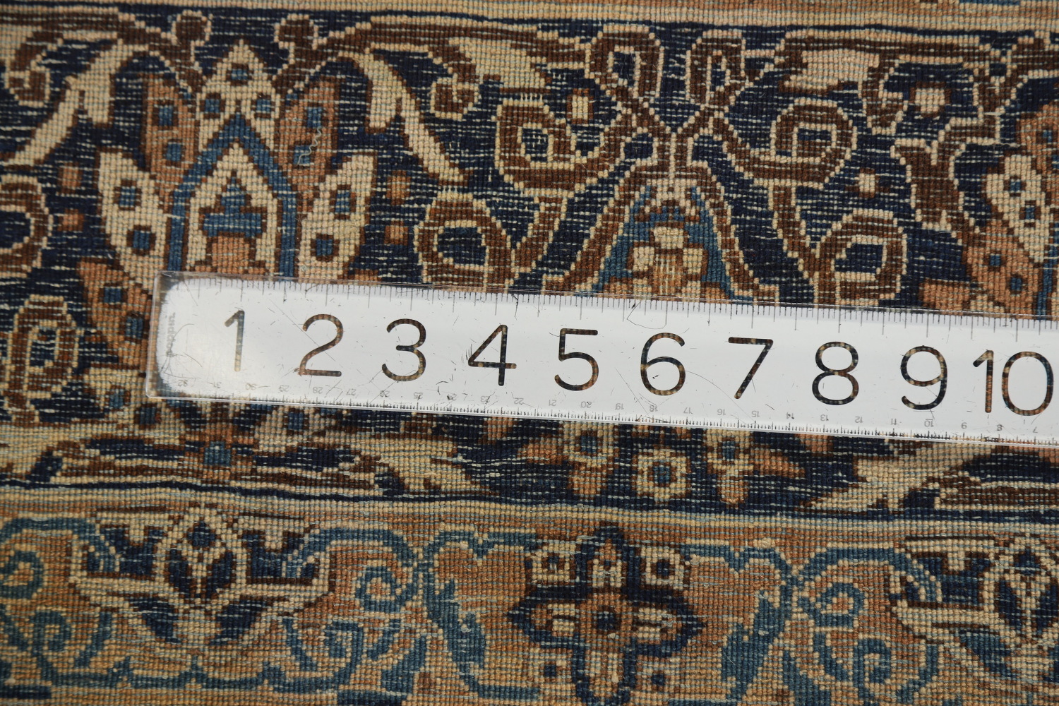 Pre-1900 Antique Vegetable Dye Kerman Ravar Persian Rug 5x7