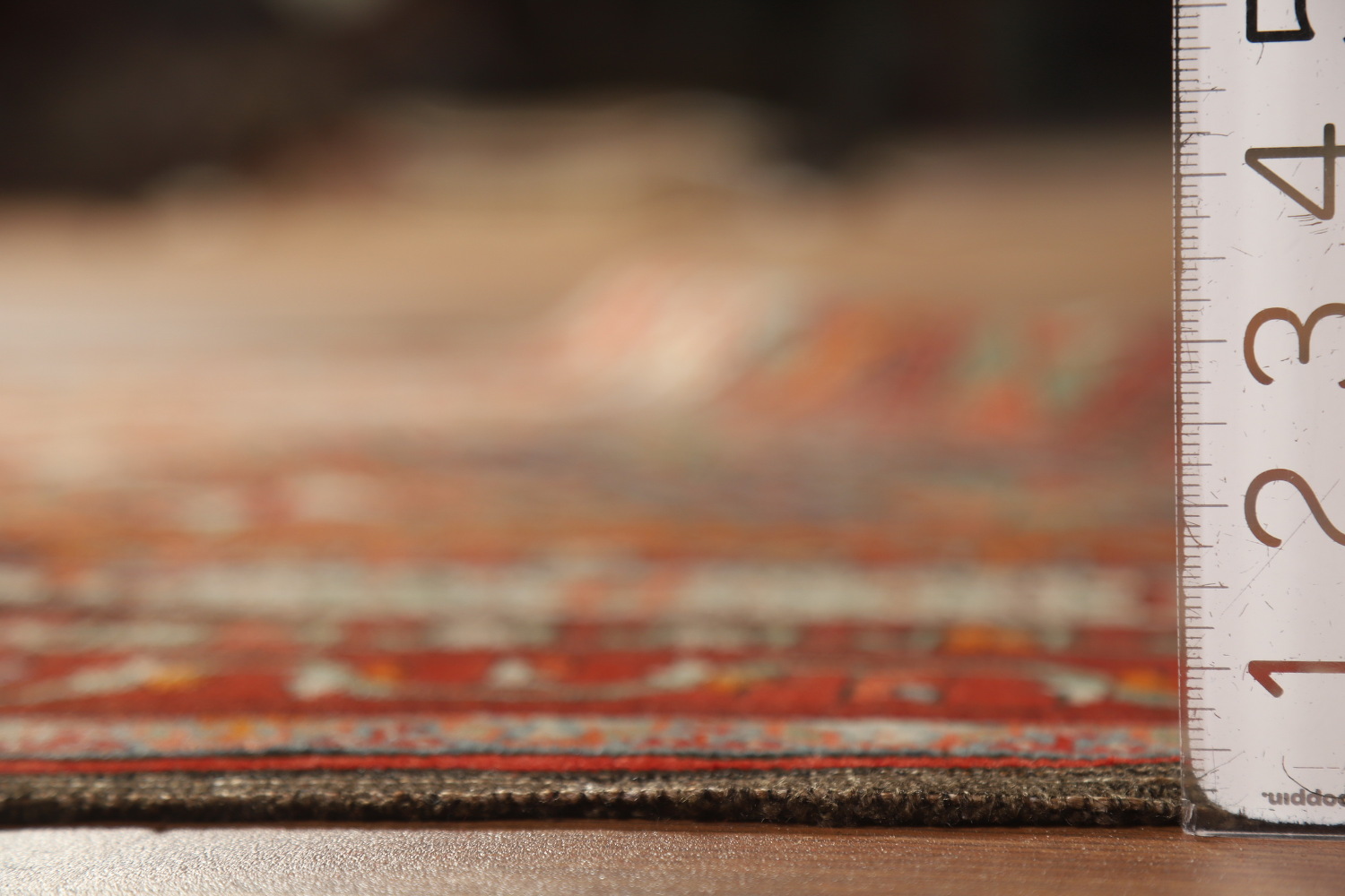 Vegetable Dye Wool Kazak Oriental Runner Rug 3x8
