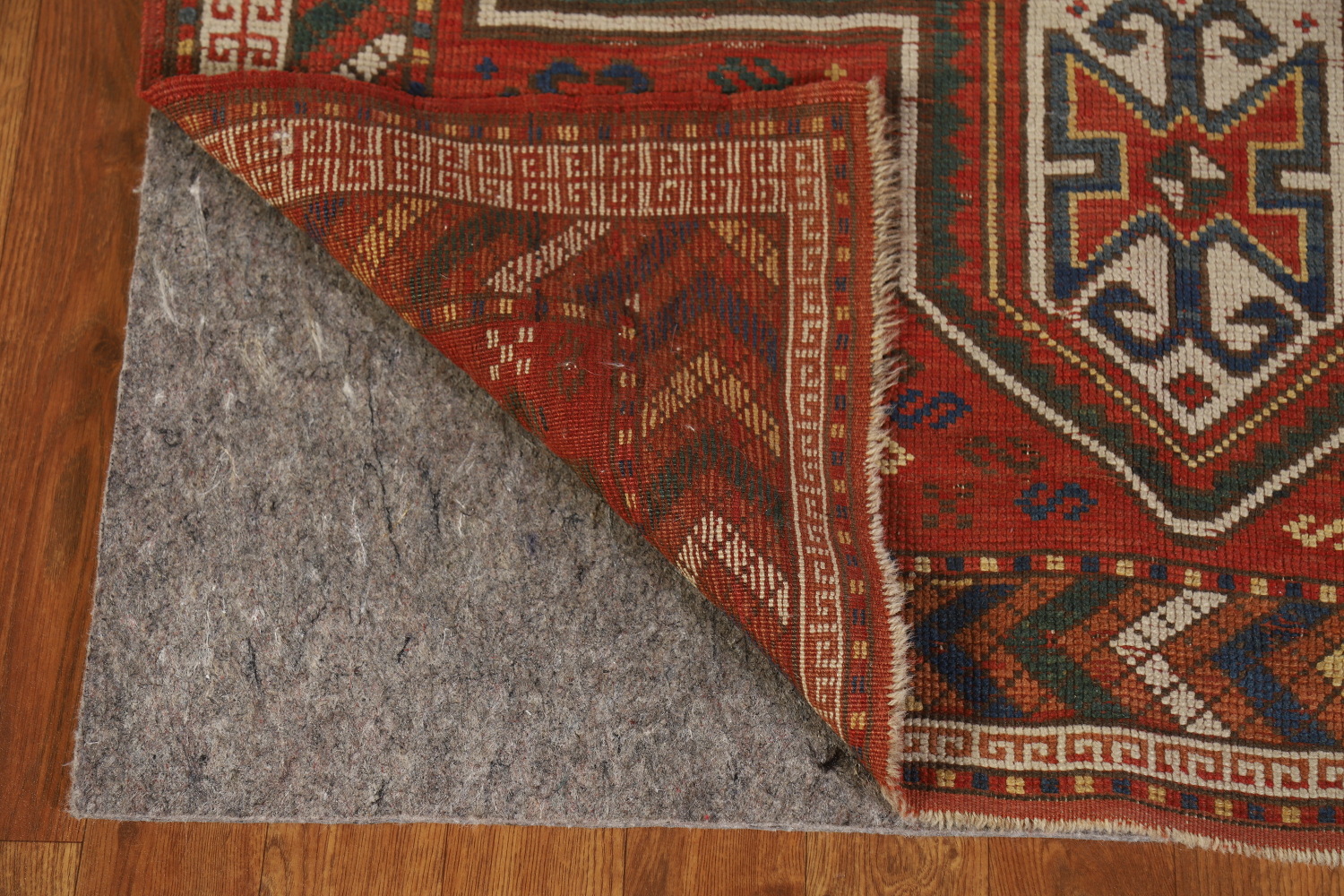 Pre-1900 Antique Vegetable Dye Caucasian Persian Rug 4x6
