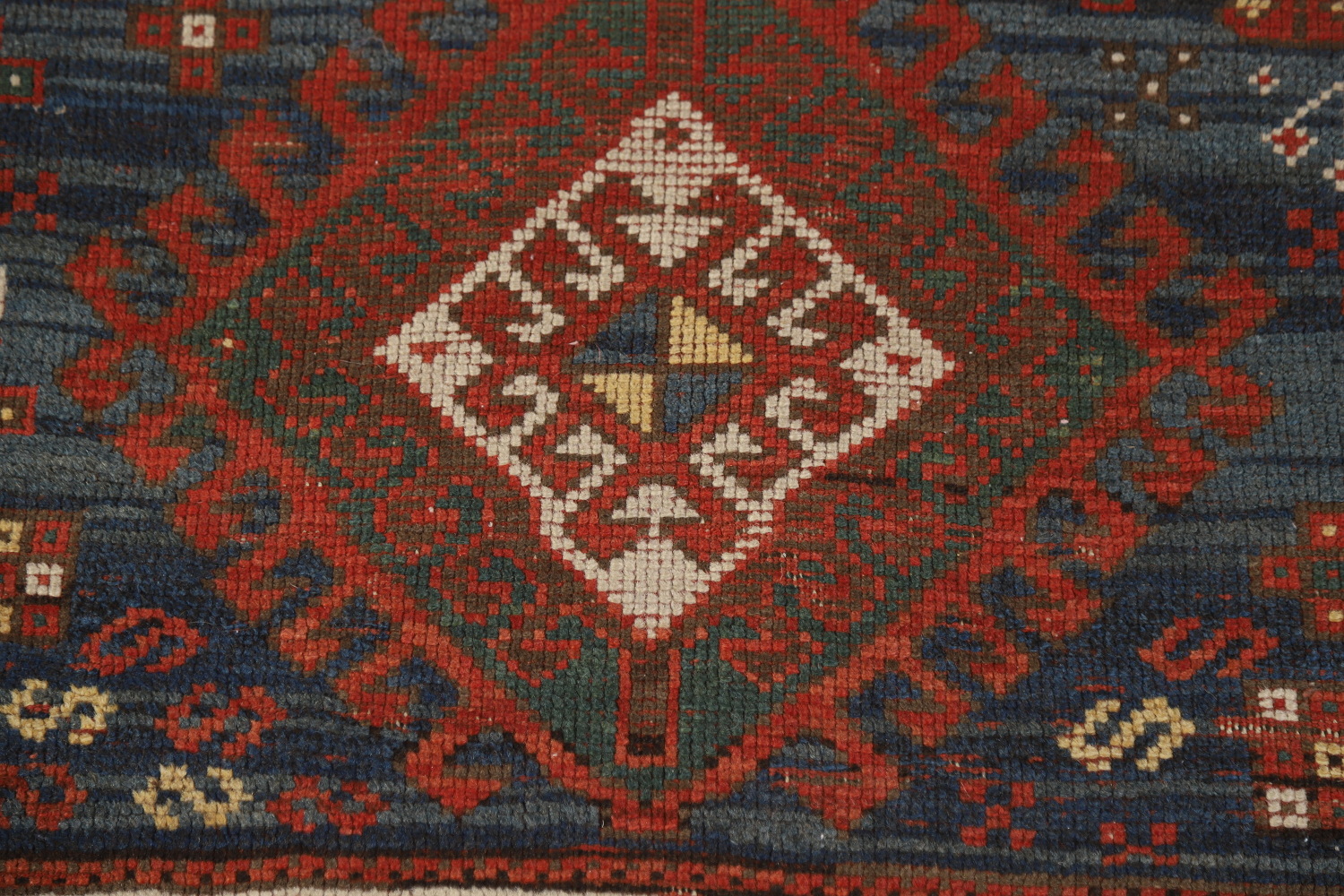 Pre-1900 Antique Vegetable Dye Caucasian Persian Rug 4x6