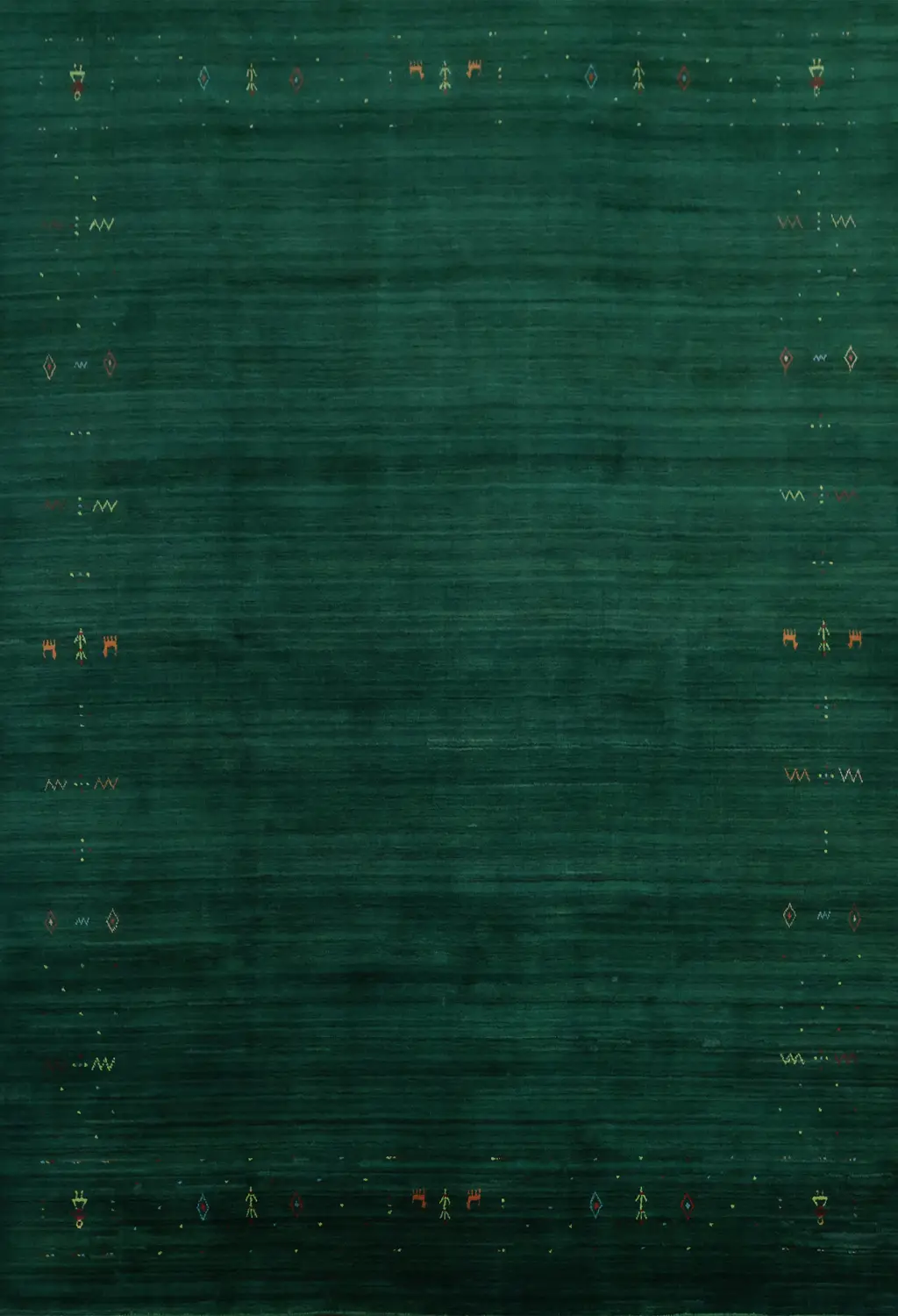Luxurious Green Gabbeh Area Rug 8x10 for Home Décor Perfection