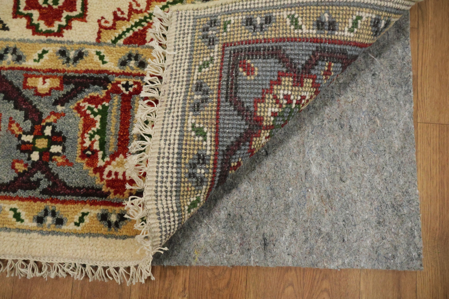 Red Geometric Viss Oriental Area Rug 6x9