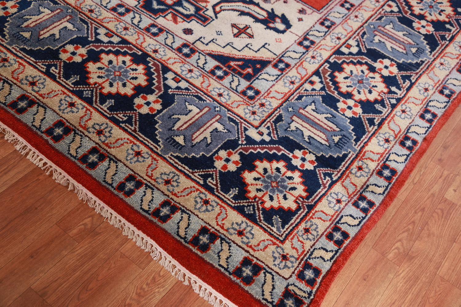 Red Geometric Viss Oriental Large Rug 12x18