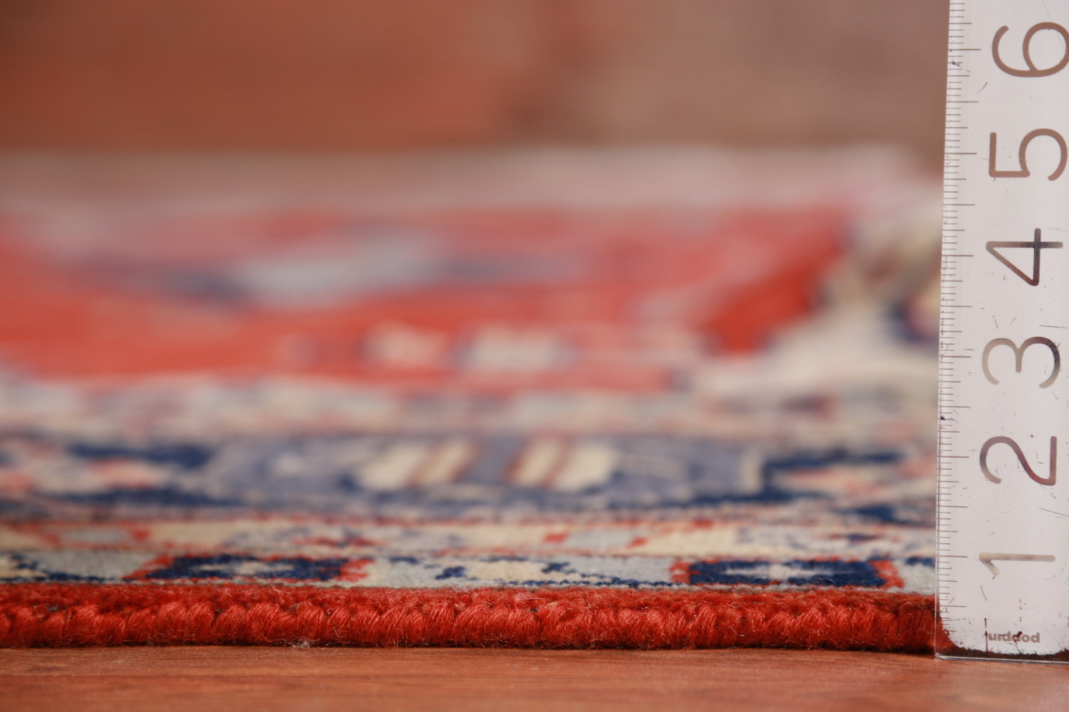 Red Geometric Viss Oriental Large Rug 12x18