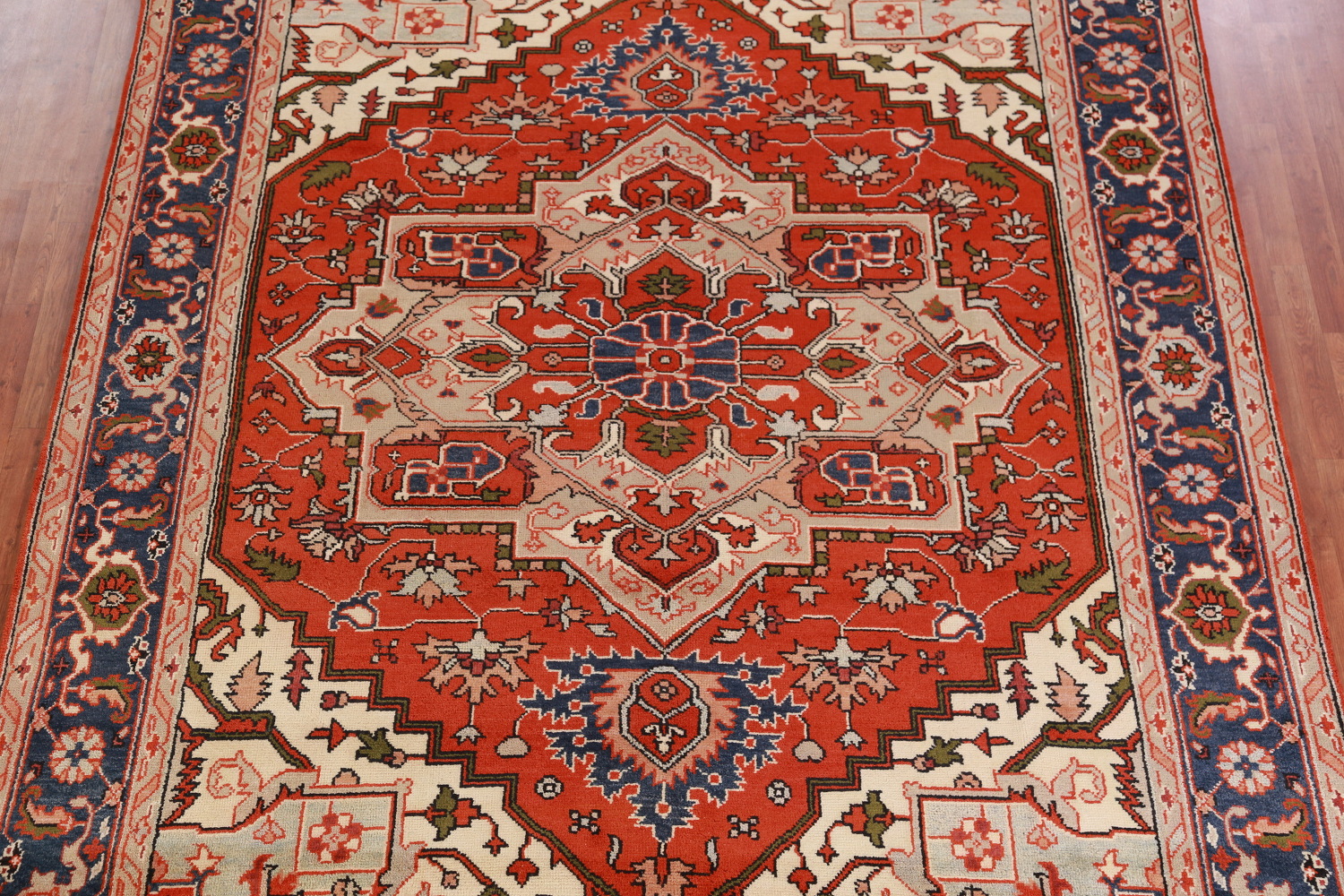 Geometric Heriz Serapi Oriental Area Rug 9x12