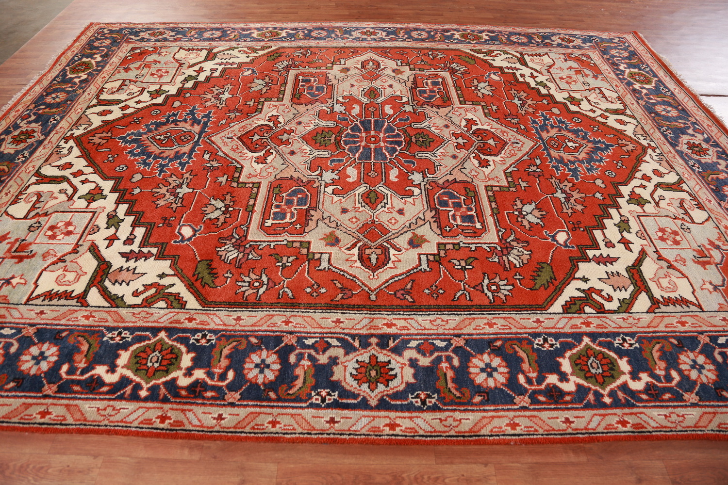 Geometric Heriz Serapi Oriental Area Rug 9x12