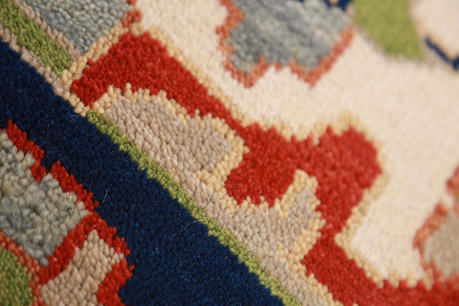 Geometric Wool Heriz Serapi Oriental Large Rug 10x14