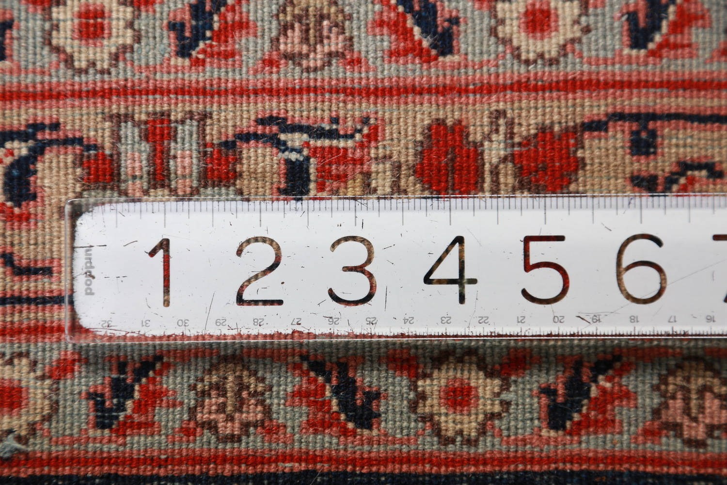 Vegetable Dye Dark Blue Floral Bidjar Persian Area Rug 10x13