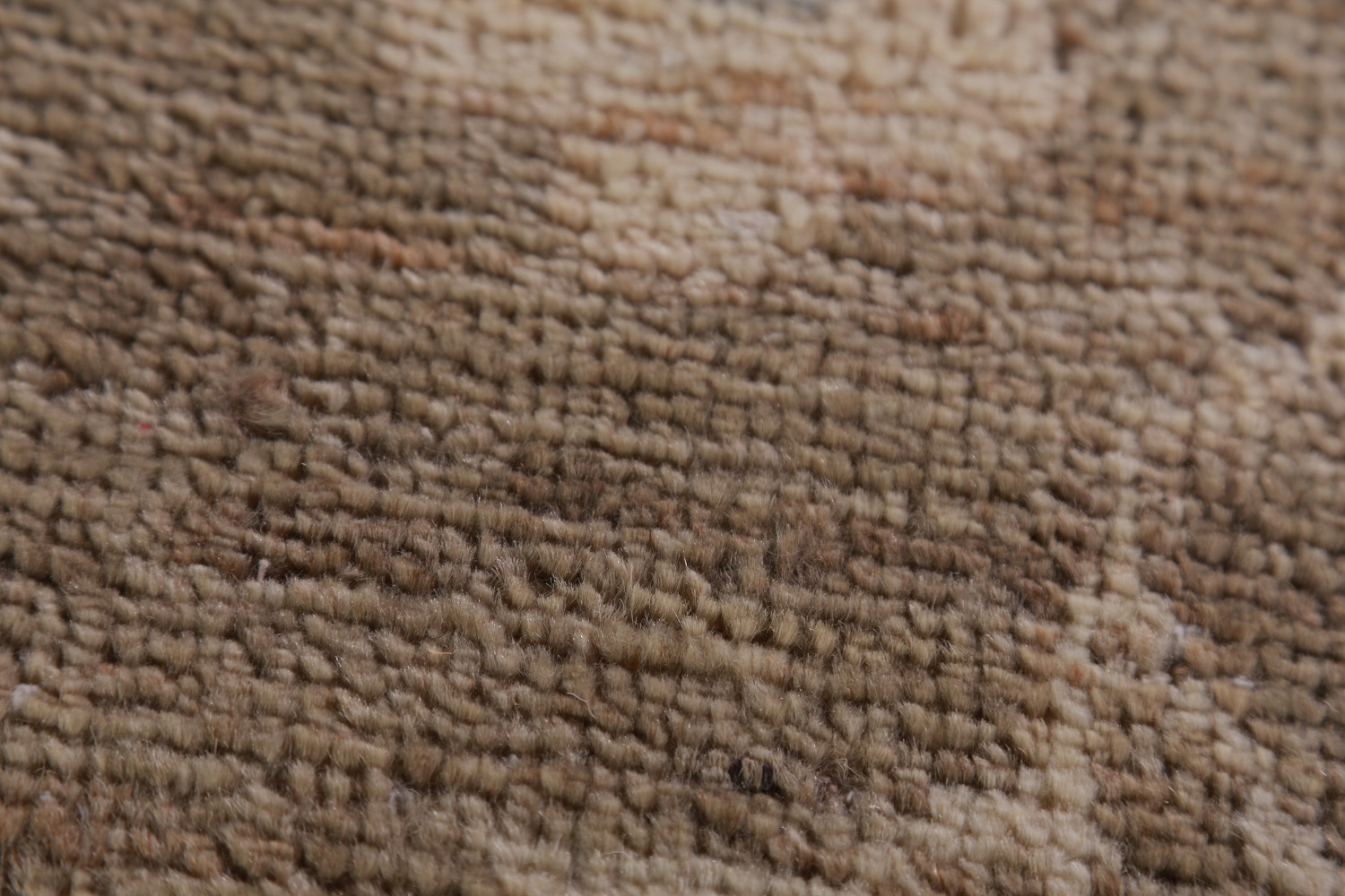 Handmade Brown Wool Oushak Turkish Area Rug 9x12